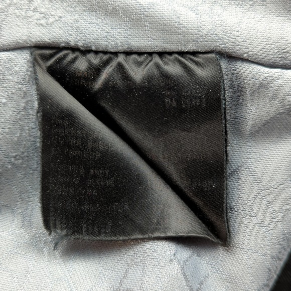 Vintage 90s Spyder USA Ski Jacket Mens Large Black Purple Winter Coat Thinsulate - Picture 10 of 13